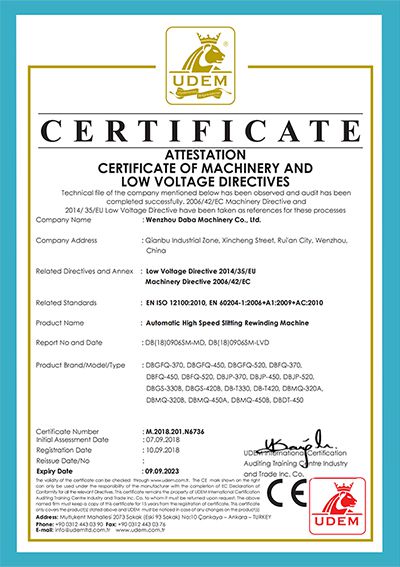 Automatic high speed slitting rewinding machine 