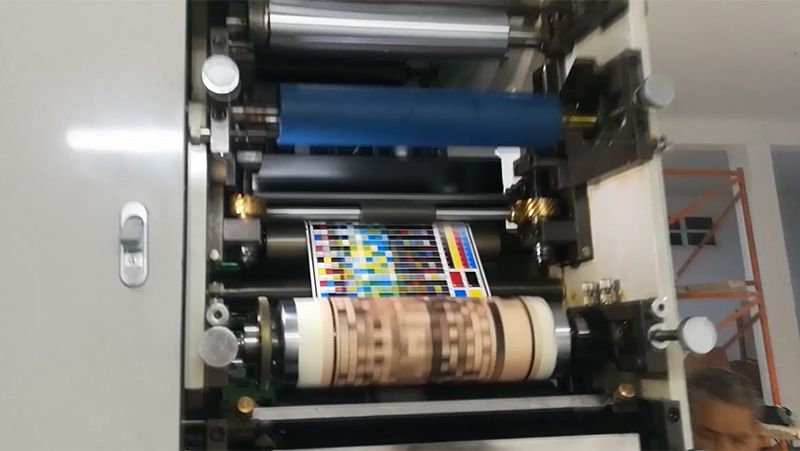 DBRY-320-6C Stack Flexo Label Printing Machine