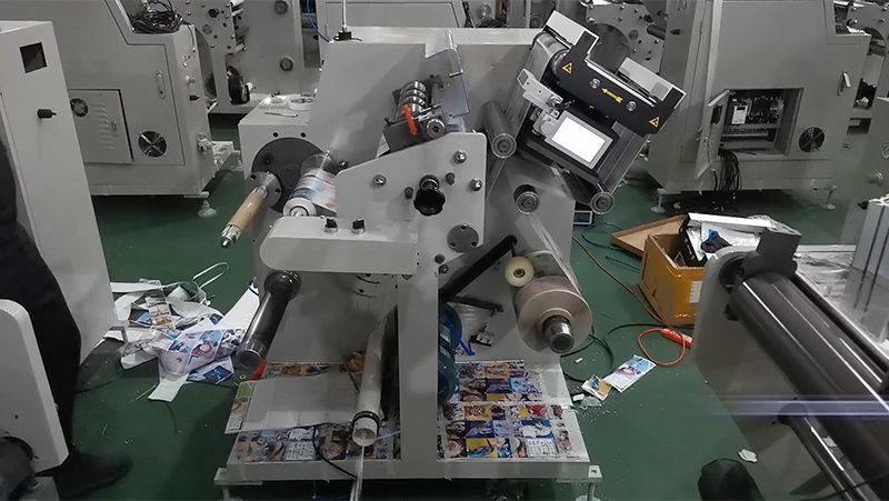 DBFQS-320 Fully Automatic Label Slitter Rewinder