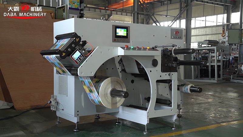 DBGFQ-370 Servo Driven Narrow Web Slitter Rewinder