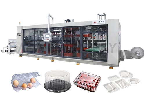 Positive and Negative Pressure Plastic Thermoforming Machine